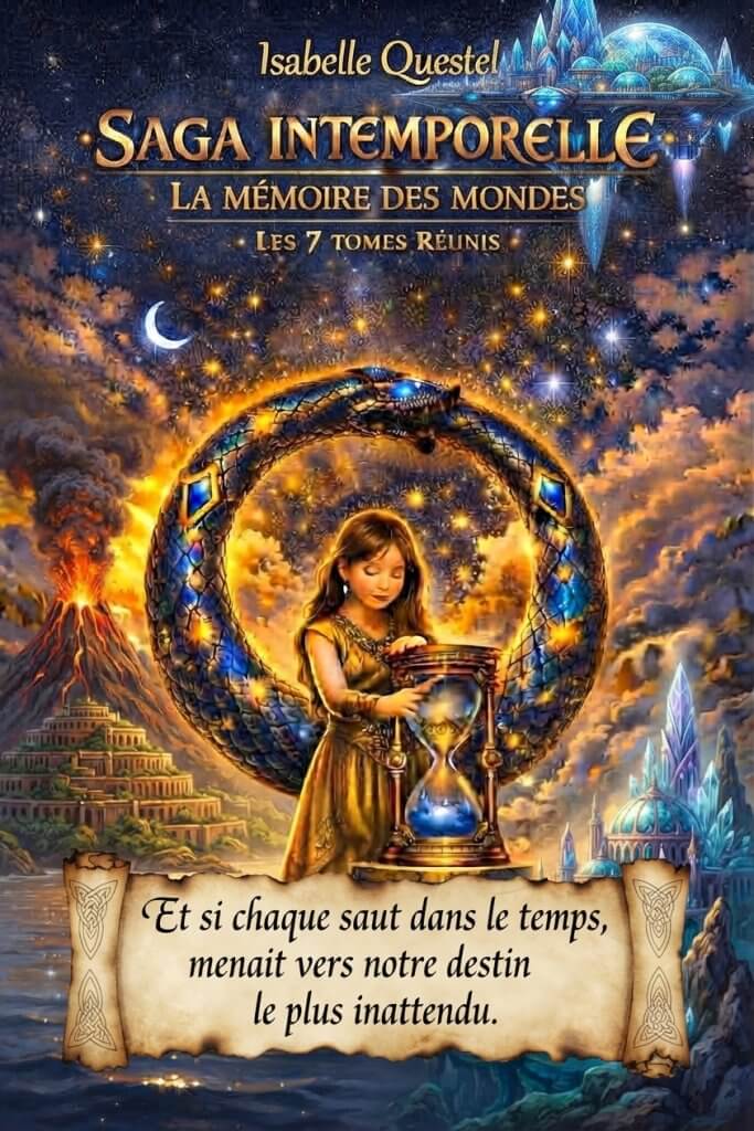 Couverture d’ouvrage : Saga intemporelle, La mémoire des mondes, Les 7 tomes réunies